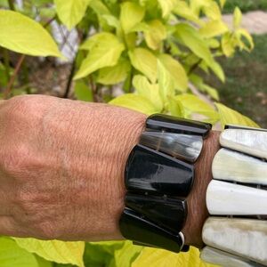 New J. Jill Small Wrist 2.5in Design Retouched Bracelet•2 for sale